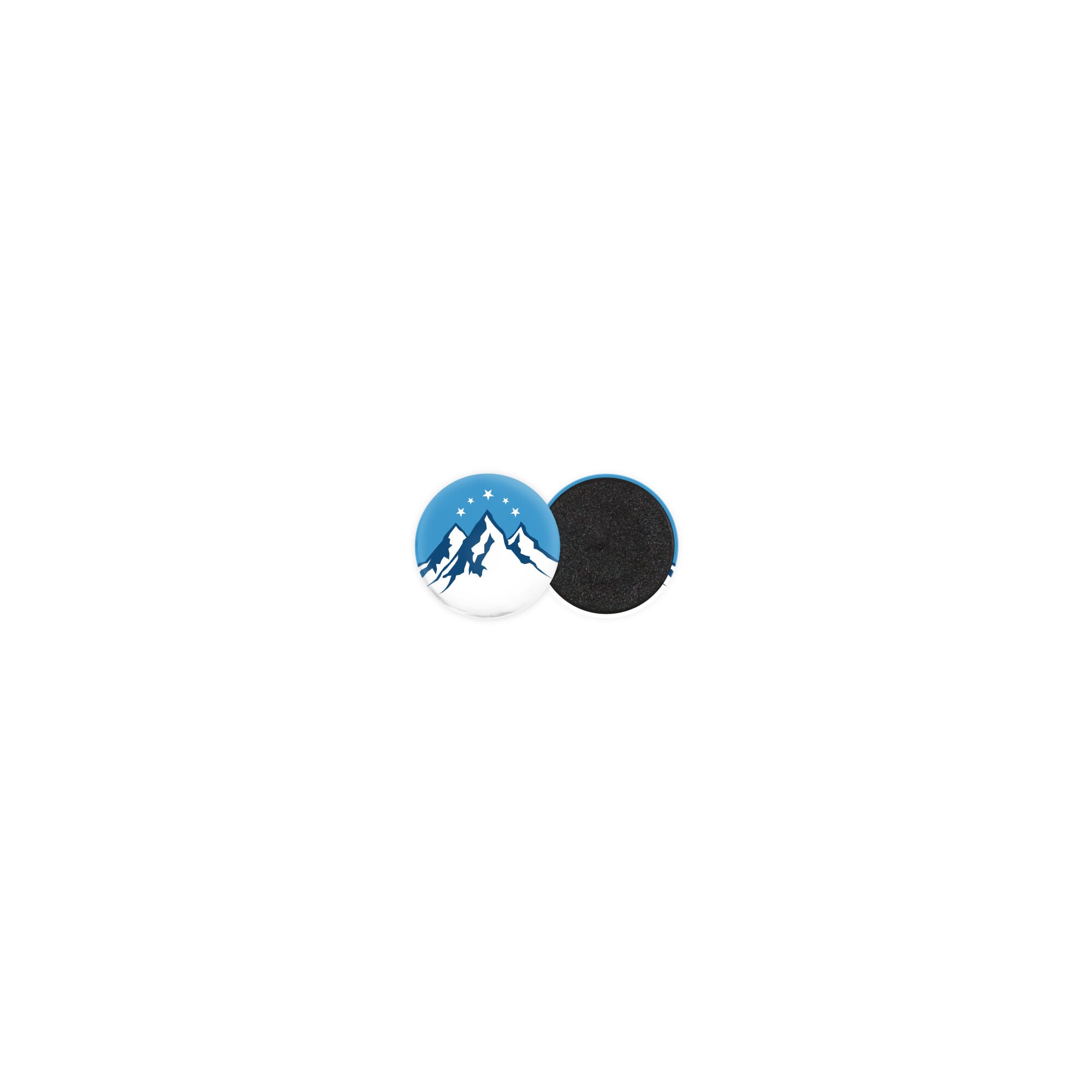 Metalen button 25mm met magneet