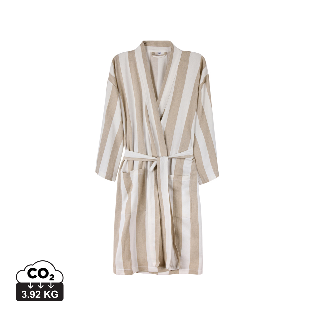 VINGA Ornos GRS katoenen hamam badjas S/M