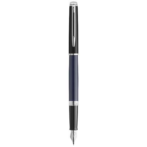 Waterman Hemisphere vulpen met kleurblokken en palladium afwerking (blauwe inkt)