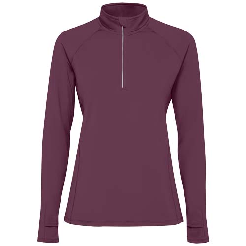 Estambul 200 g/m² damessweater met lange mouwen en halve rits