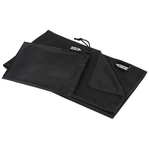 Raquel gerecyclede PET sport koelhanddoek in een pouch 80 x 30 cm