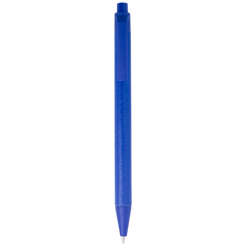 Chartik monochromatische balpen van gerecycled papier met matte afwerking (zwarte inkt)