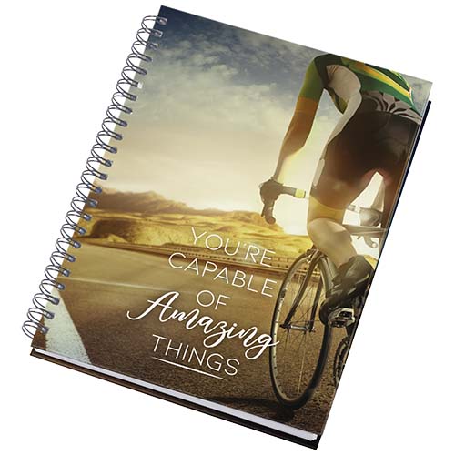 Desk-Mate® A5 ongedateerde agenda met harde kaft