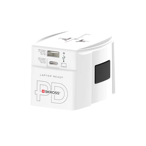 SKROSS® MUV AC65PD wereldadapter met USB-C kabel