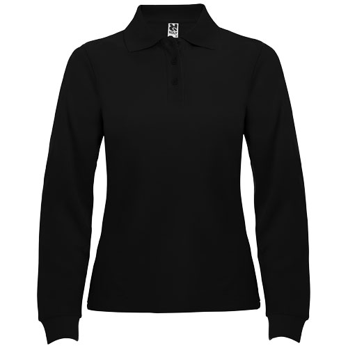Estrella 220 g/m² damespolo met lange mouwen