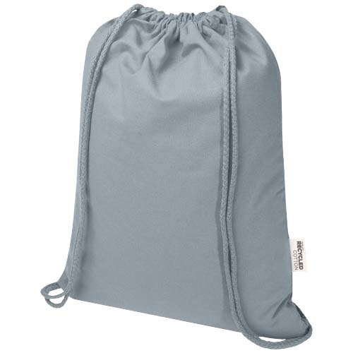 Oregon Blend 140 g/m² GRS gerecyclede tas met trekkoord 5 l