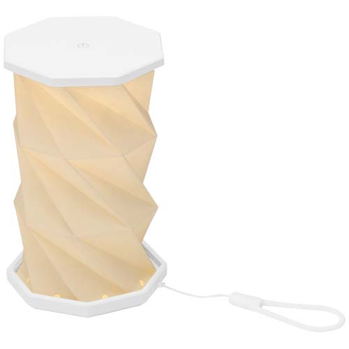 Celestia opvouwbare tafellamp van gerecycled plastic