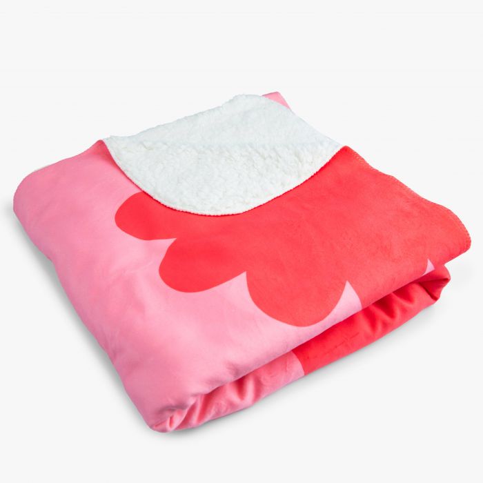 Sherpa fleece deken