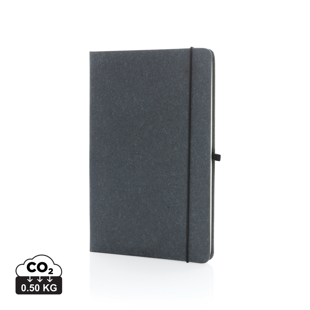 GRS Gerecycled lederen hardcover notitieboek A5