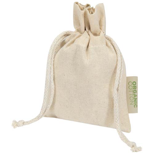 Odisha 140 g/m² OCS biologisch katoenen geschenktas – 15 x 10 cm