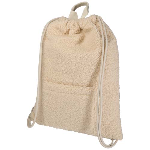 Bear GRS gerecyclede sherpa rugzak met trekkoordsluiting 9 l