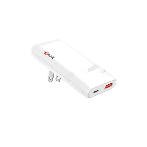 SKROSS® Klip Slim 65W oplader met meerdere aansluitingen