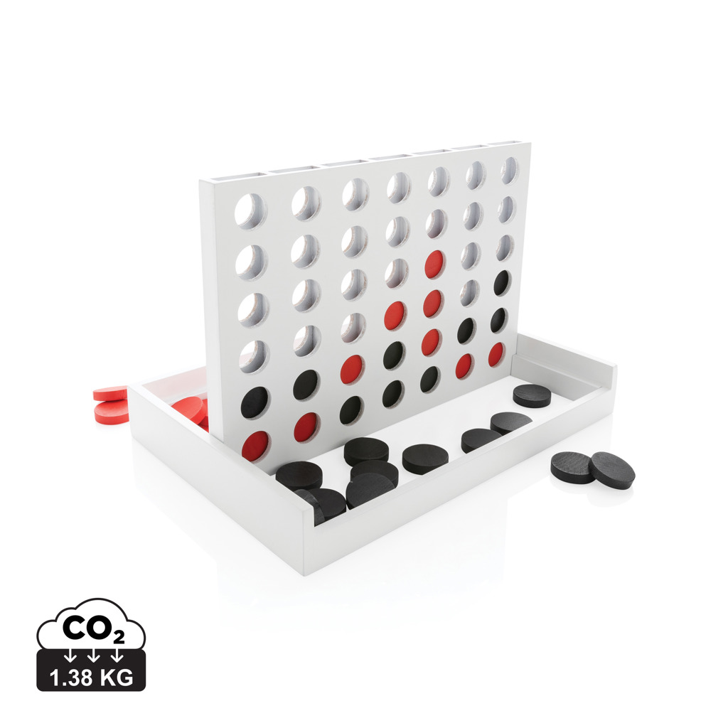 Connect houten vier-op-een-rij spel