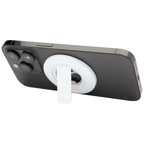 Ain magnetische telefoonstandaard van gerecycled plastic met flesopener